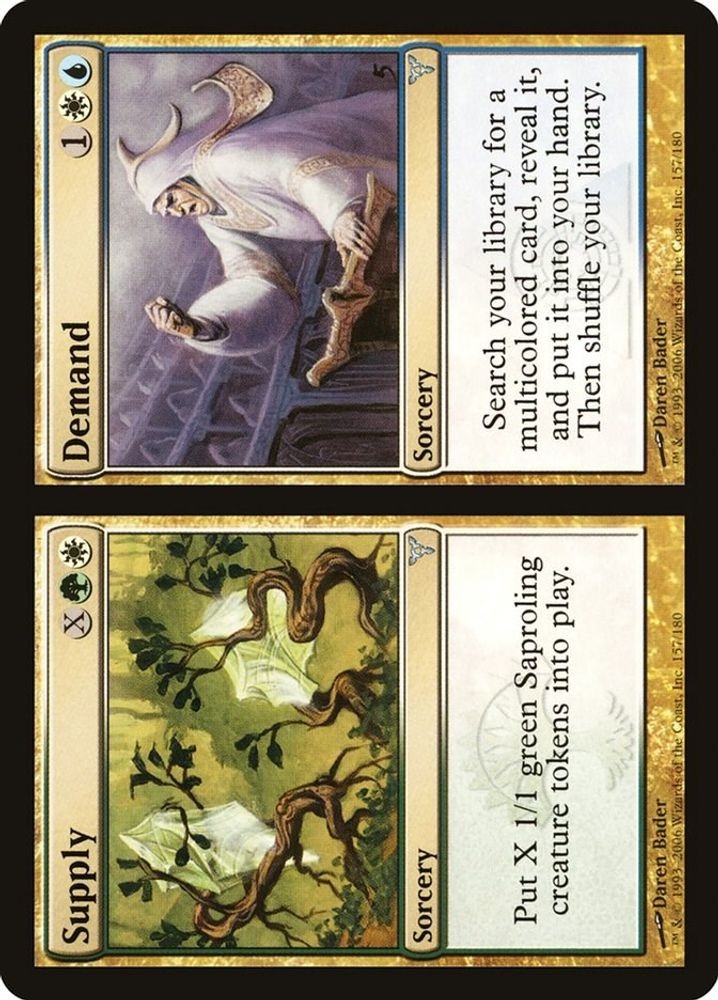 2006 Magic: The Gathering: Dissension - Supply Demand (#157, U, Near Mint)
