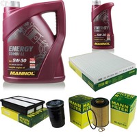 Mann Inspektionspaket 6L Mannol Energy Combi Ll 5W-30 FüR Hyundai Tucson 2.0