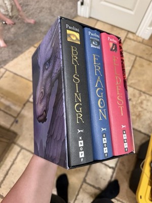 Inheritance Cycle 1-3 Book Box Set Eragon, Eldest, Brisingr Christopher Paolini