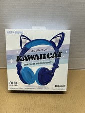 Art Sound Kawaii Cat Wireless Headphones NIB