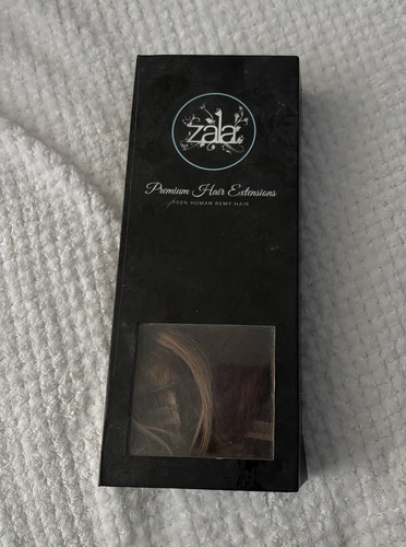 Zala Premium Remy Human Hair Clip-In Extensions 24in Brown & Blond Straight