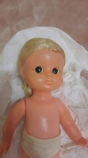Vintage Soviet toy doll, original costume, USSR, 1970s. Kyiv.