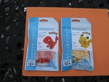 Brand New - Kawada  Pokemon Nanoblock , Charmander NBM 002 & Pikachu NBPM 001