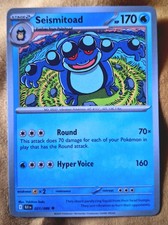 Pokémon Cards: Seismitoad 21/86 Uncommon Regular | S&V: Black Bolt - Pokémon TCG