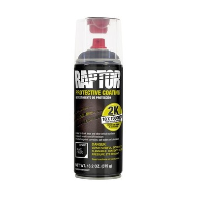 U-POL Raptor 2K Bedliner Aerosol, Protective Coating, Spray-On Truck Bed Line...