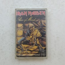 IRON MAIDEN Piece Of Mind 4XT12274 XDR Dolby HX Pro Cassette Tape