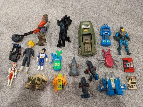 Mix Figure Lot Vintage GI Joe Transformers Dragon ball Z Barnyard Commando