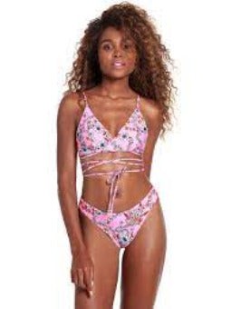 Maaji Women's Helen-Shining Dahlia Bikini Top