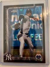2025 Topps Chrome Cody Bellinger Black RayWave Refractor /10 - #83 Yankees