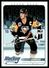 2013-14 Upper Deck Hockey Heroes 1990s Mario Lemieux Pittsburgh Penguins #HH63