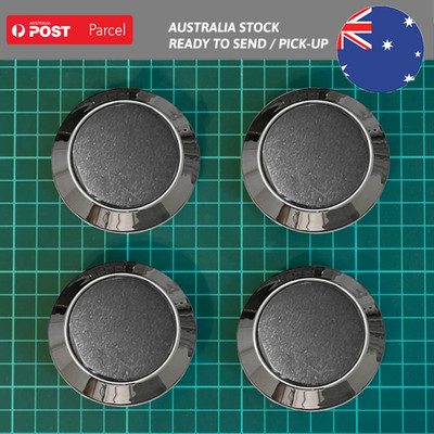 4x Titanium Silver 64MM Wheel Centre Cap for For Work XT7 XC8 XD9 Emotion Racing