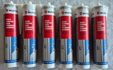 WURTH multi-purpose high strength adhesive tubes x 6.