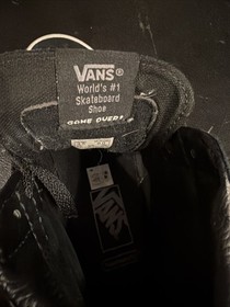 Vans Nintendo Controller NES High Top Black Game Over Sneakers M 4.5 W 6