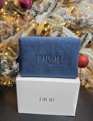 Christian Dior Jeans Tasche Pouche Geschenk/Gift Kosmetik/ Cosmetic Make-Up Bag