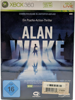 Alan Wake Collector Edition Xbox 360 X360 Neu Sealed OVP USK 16 Remedy