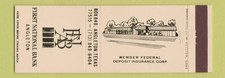 Cubierta Matchbook - First National Bank Angleton TX