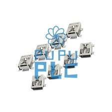 50pcs mini USB SMD 5 pin female mini B socket connector plug tp