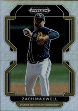 2022 Panini Prizm Draft Picks Silver #PDP183 Zach Maxwell Georgia Tech