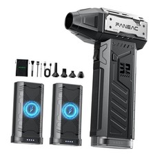 X305 Compressed Air Duster - 2 Removeable Battery Pack, 3-Speed Adjustable 4