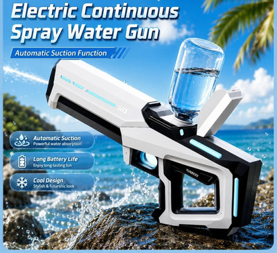 Electric Water Gun Automatic Water Blaster Gun Kids Adults Summer Squirt Toys