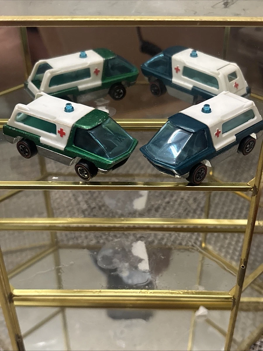 Hot Wheels Redlines Vintage Manufacture Diecast Ambulances for