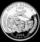 2006-S 50 State Quarters South Dakota Proof — photo from another recent sale