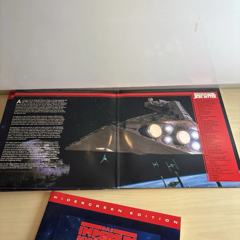 LaserDisc Krieg der Sterne Starwars Triologie Laser-Disc deutsch / Bestzustand  - Bild 2 von 4