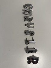 1959 Chrysler Letters Emblem Part Numbers 1878991-1878998
