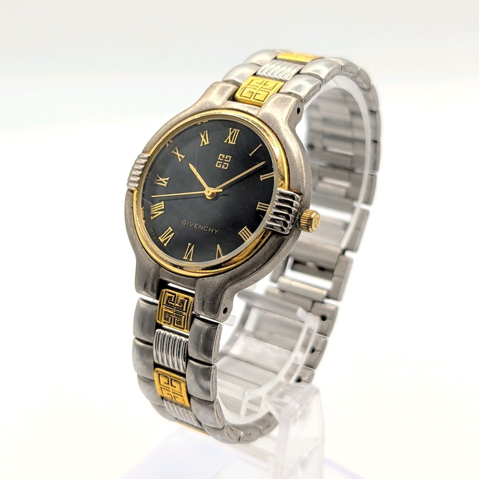 GIVENCHY Watch Men's Black dial Silver Gold Combi Y2K 00S Vintage Givenchy thumbnail 3