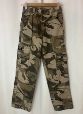 Wrangler Boys Cargo Slim Straight Pant Tan Camo Size 12 Slim Adjustable D1