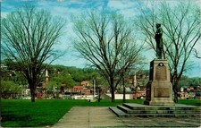 Pre-1980 GENERAL ULYSSES S GRANT STATUE Galena Illinois IL j/04 BJ9118