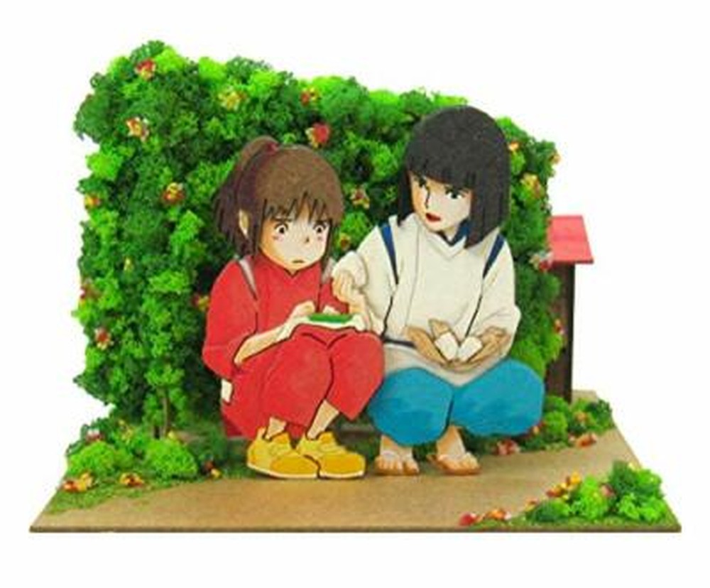 Sankei Studio Ghibli paper craft Spirited Away Haq of rice balls paper craft kit