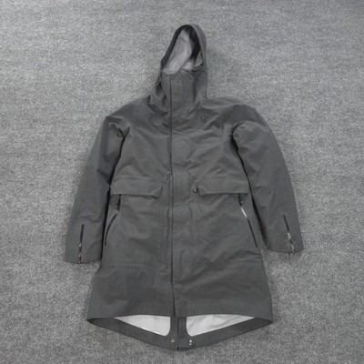 Norrona Jacket Womens Medium Gray Oslo Gore-Tex Down 850 Parka