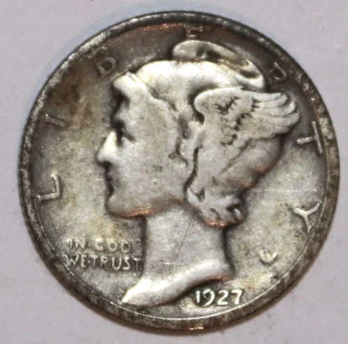 1927-S Mercury - Very Good - #3804N