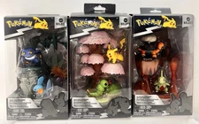 Pokemon Select Environment Lot of 3- Swampy Jungle,Spring Forest & Volcanic Cave
