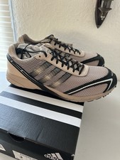 Adidas Adizero Adios OG W Womens 9 Taupe Black Retro Running Shoes JQ1786 NWT