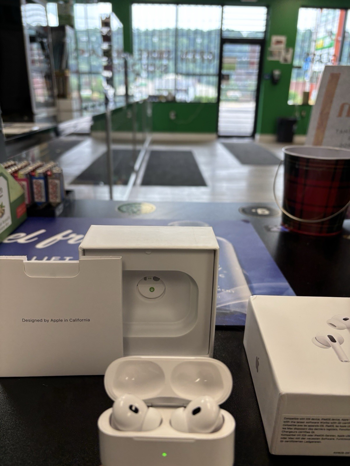 Brand New Apple AirPods Generation 2 Plastic Seal Cover Is Off But Not Used.