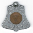 Cliff's Inn Fine Foods & Cocktails LOS ANGELES, CALIF.--Encased 1948 Penny Token — photo 1