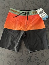 NWT-Youth/Boys Billabong SZ: 24 Fifty50 Pro Panel Board Short Wave Washed Swim