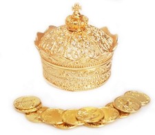 Joice Gift Elegant Gold Crown Wedding Arras 13 Coins Set