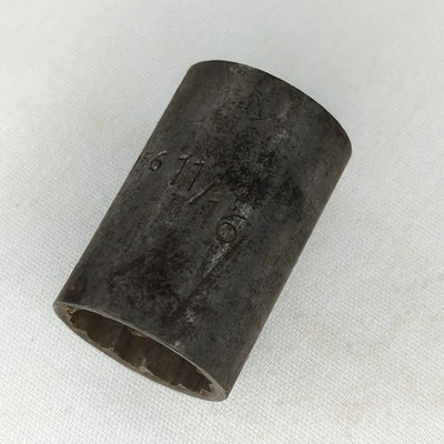 Vintage Wright 11/16'' Socket 1/2'' Drive 12 Point USA S-156