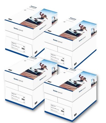 Kopierpapier tecno speed weiß A4 80g/m2 - 4 Kartons (10.000 Blatt) 20x 500 Pack