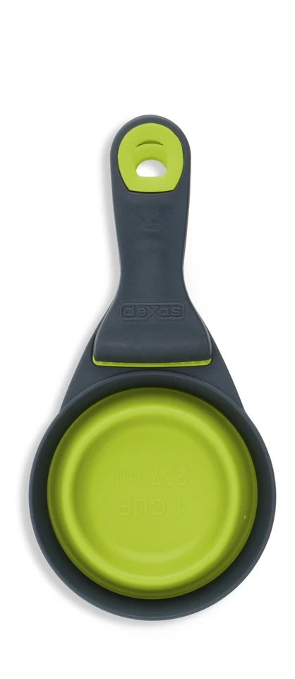 Dexas Popware Plegable Klip Scoop 3 en 1 Contenedor de Alimentos para Mascotas Gris Verde Foto 2 de 3