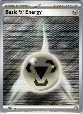 Basic Metal Energy 024 Scarlet & Violet Energies Pokemon Reverse Holo Near Mint