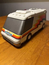 Micro Machines Super Van City Playset 1991 Vintage Toy Car Plane Boat Set Folds