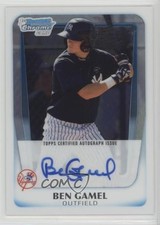 2011 Bowman Chrome Prospects Ben Gamel #BCP104 Auto 9oy