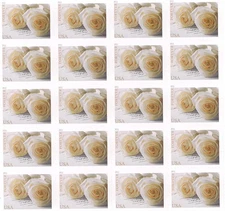 USPS Wedding Roses 2011 Forever Stamps - Book of 20 Postage Stamps