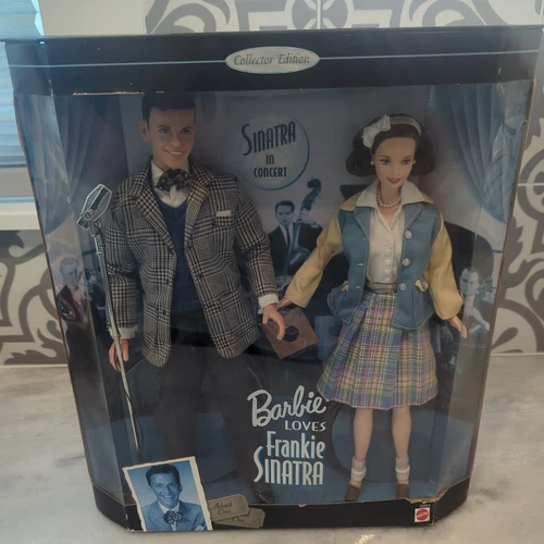Juego de muñecas Barbie Loves Frankie Sinatra 22953 edición coleccionista 1999, NUEVO