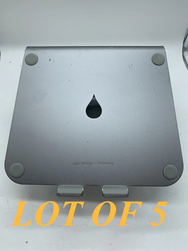 LOT OF 5 Rain Design Mstand Stainless Steel Laptop Stand ~ FREE SHIPPING