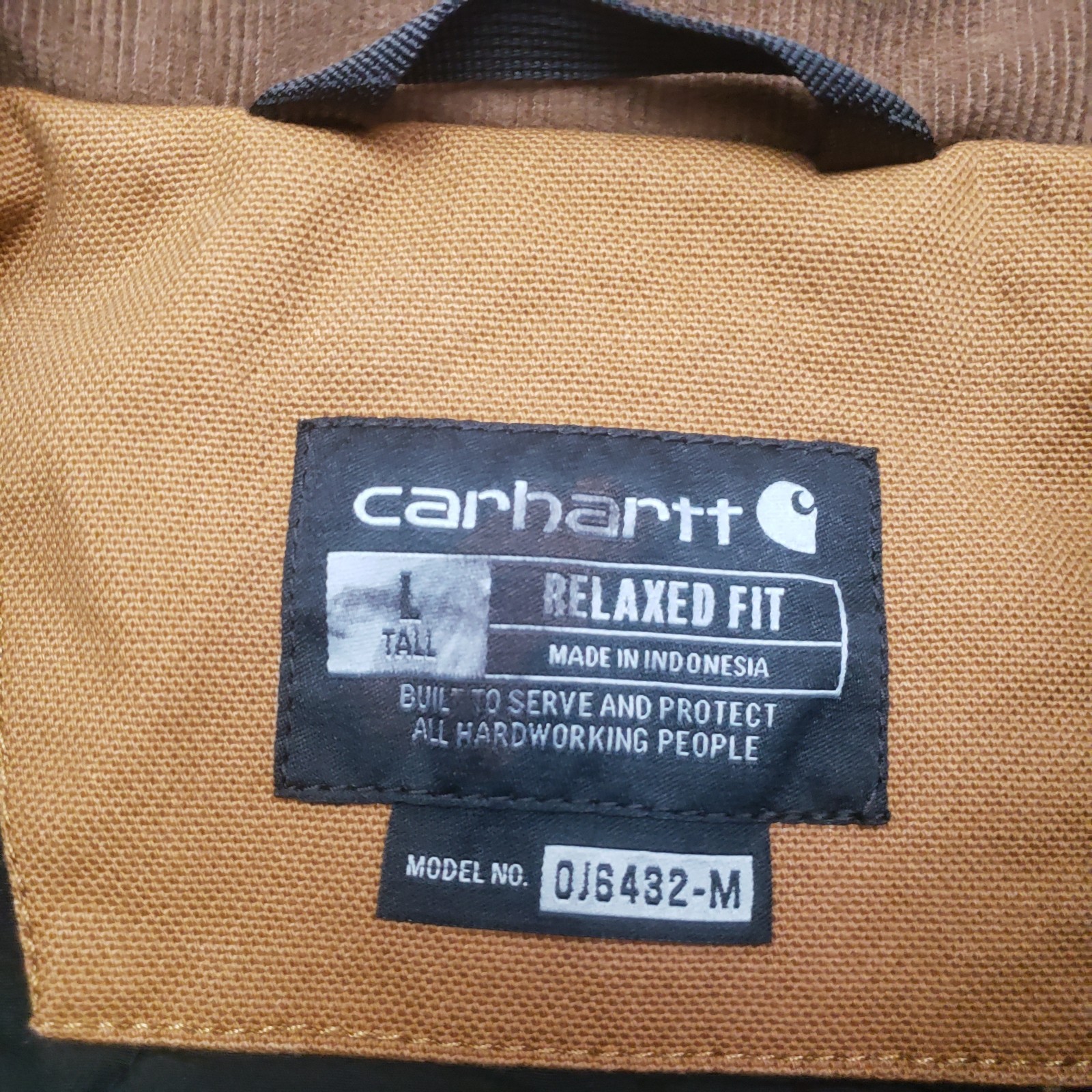 Carhartt Jacket Mens L Tall Bown Montana Relaxed Fit Duck Full Zip Insulated thumbnail 5